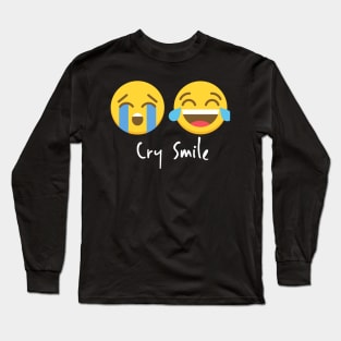 cry smile Long Sleeve T-Shirt